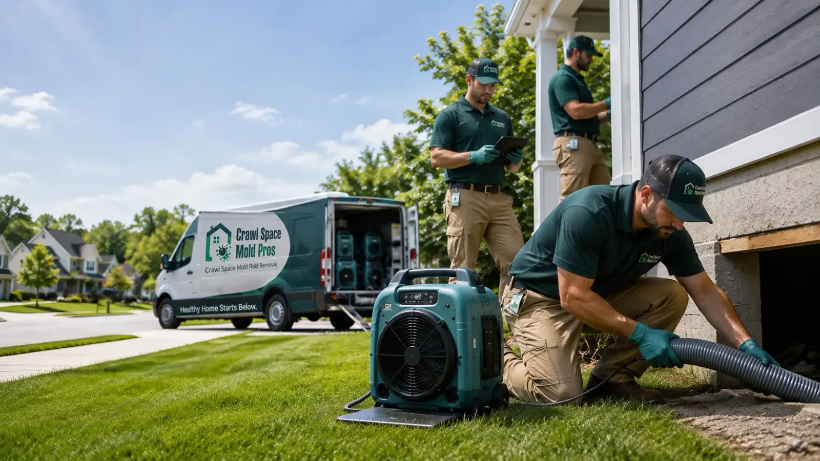Crawl Space Mold Removal in Manchester, IL